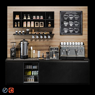 Ultimate Coffee Bar Experience 3D model image 1 