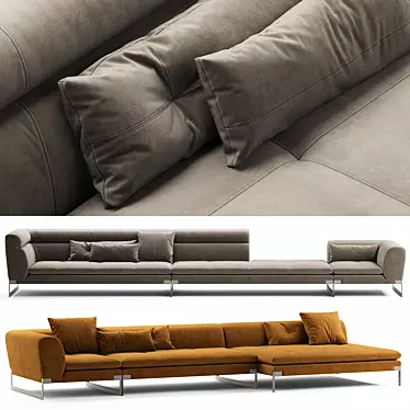  Modular Viktor Sofa with 8 Configurations 3D model image 1 