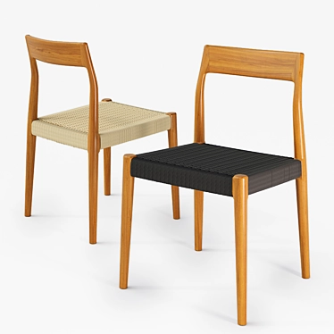 GREAT DANE Moller: Danish Design Chair 3D model image 1 