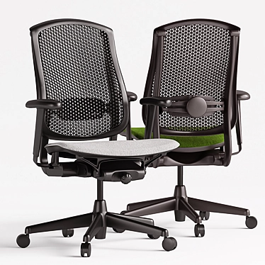 Ergonomic HermanMiller Celle Chairs 3D model image 1 