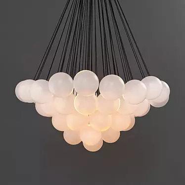 Elegant Cloud 73 XL Pendant 3D model image 1 