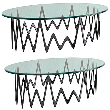Elegant Ondine Coffee Table 3D model image 1 