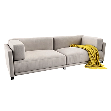 Cozy Sunday Sofa: A Stylish and Comfortable Addition to Your Home 3D model image 1 