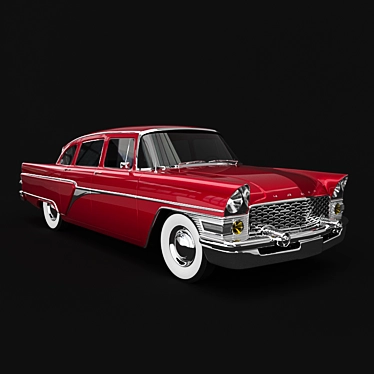 Classic Soviet Luxury: GAZ-13 "Chaika 3D model image 1 