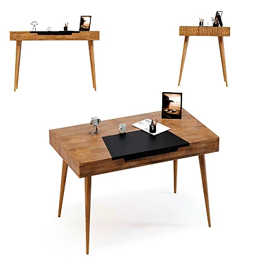 Stay Happy Writing Desk 3D model image 1 