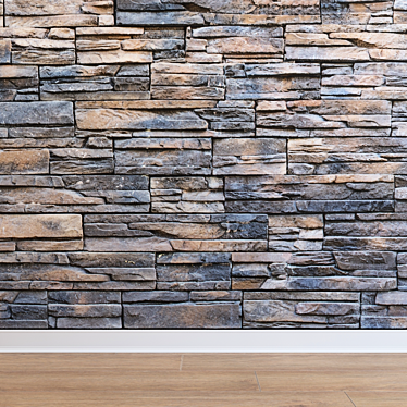 Seamless Ultra HD Stone Cladding 3D model image 1 