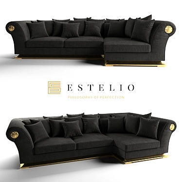 Estelio Phantom Modular Sofa 3D model image 1 