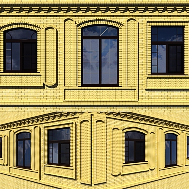 Facade Elements Kit 3D model image 1 