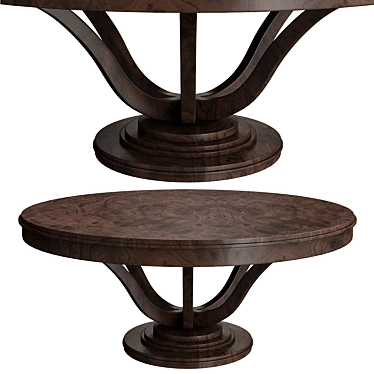 Elegant Victoria Dining Table by Selva 3D model image 1 