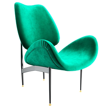 Featherston Scape Armchair: Elegant and Timeless Design 3D model image 1 