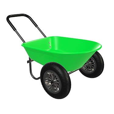 Multi-Purpose Wheelbarrow: Sturdy & Versatile 3D model image 1 