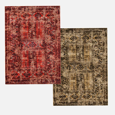 Antiquarian Hadschlu Carpets by Louis De Poortere 3D model image 1 