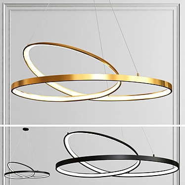 Sleek and Stylish Nemo Kepler Pendant 3D model image 1 