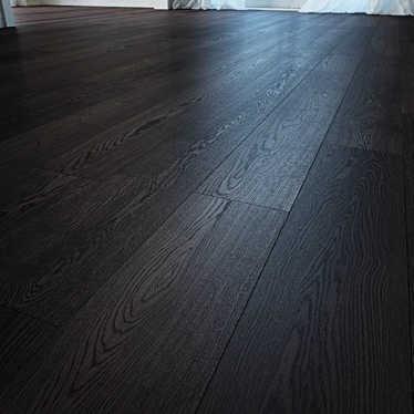 Natural Oak Wood Flooring: 6 High Quality Textures, Multiple Formats 3D model image 1 