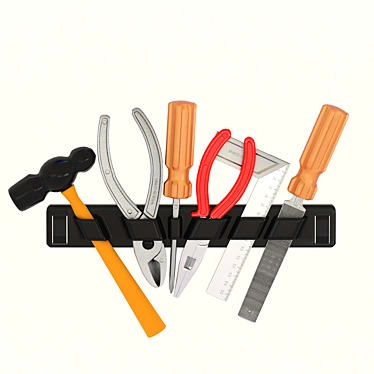 6-Piece Tools Set 3D model image 1 