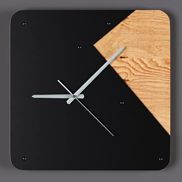 Arkeven Wood-Metal Wall Clock 3D model image 1 