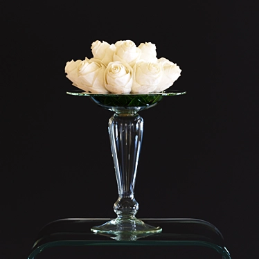 Altamira Bouquet Set: Vase &
Roses 3D model image 1 