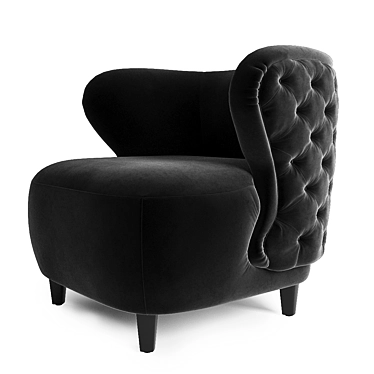 Annabelle Heritage Armchair: 3D Model with Textures 3D model image 1 