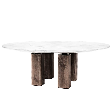 Elegant Poltrona Frau JANE Table 3D model image 1 