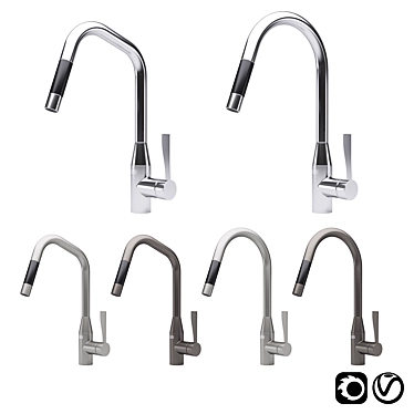  Sleek Sync Tap Set: Sync 33 875 895 and 33 870 895 3D model image 1 
