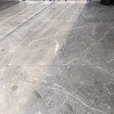 Luxury Marble Tiles: HD Textured Floor 3D model image 1 