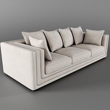 Modern Menorca Sofa - Classy and Comfortable 3D model image 1 