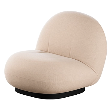 Pacha Lounge Chair: Timeless Comfort 3D model image 1 