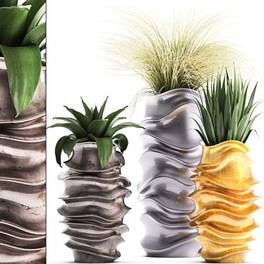 Exotic Indoor Plant Collection 3D model image 1 