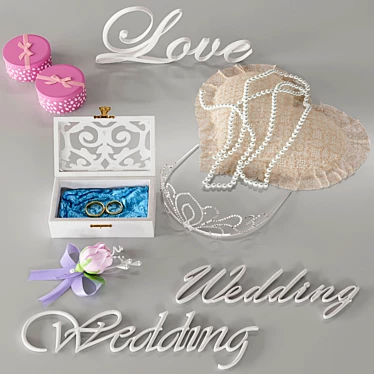 Wedding 3D Model Pack 3D model image 1 