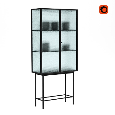 Haze Vitrine: Sleek & Modern Display 3D model image 1 