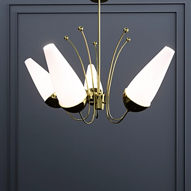Title: Hudson Valley Amee Pendant Light 3D model image 1 