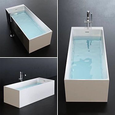 Splendia Square Bathtub 3D model image 1 