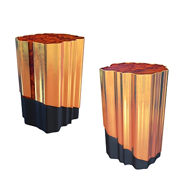 Modern Horizon Table: 650mm height, 480mm width & length 3D model image 1 