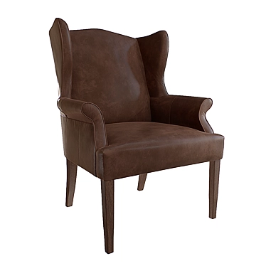 Premium Armchair: High-Quality 3D Model 3D model image 1 