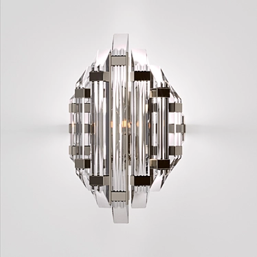 Suzanne Kasler Sconce: Elegant Adele 3D model image 1 