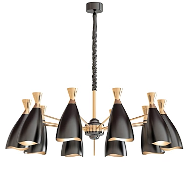 Elegant Duke Chandelier 3D model image 1 