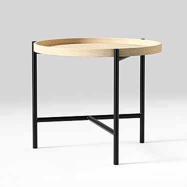 Modern Cross Table | Stylish Minimalist Design 3D model image 1 