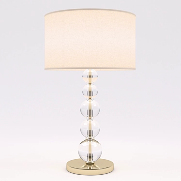 Elegant Cigno Table Lamp - Timeless Beauty 3D model image 1 