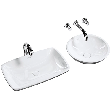 Villeroy & Boch Loop & Friends Sink 3D model image 1 