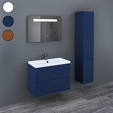 AM.PM GEM Bathroom Furniture 3D model image 1 