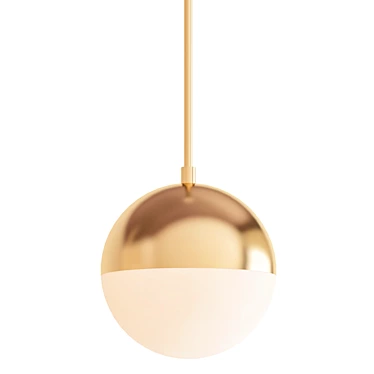 Modern Cedar & Moss Pendant 3D model image 1 