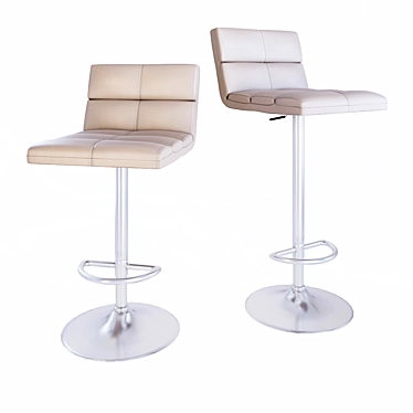 BCR 201 Bar Stool - Cappuccino 3D model image 1 