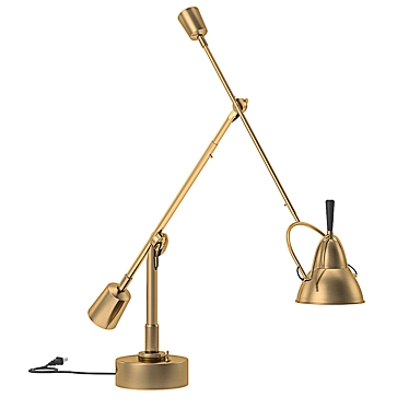 RH Counterpoise Task Lamp: Sleek & Functional 3D model image 1 