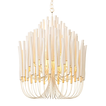 Elegant Tilda Chandelier: Arteriors 3D model image 1 