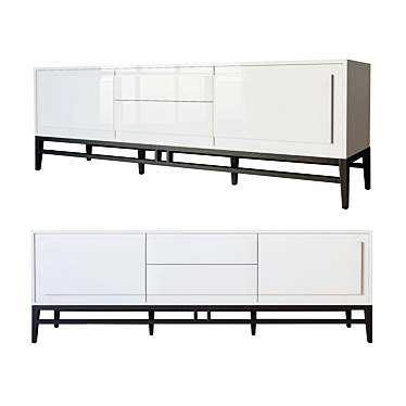 Marley TV Stand | Stylish and Spacious 3D model image 1 