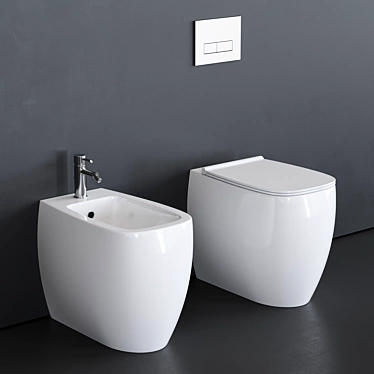 Alice Ceramica Nur Collection WC 3D model image 1 