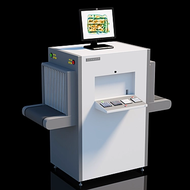 SecureScan Baggage Scanner 3D model image 1 