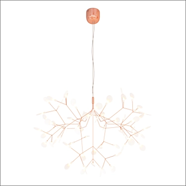 Sculptural Heracleum Lighting Fixture 3D model image 1 