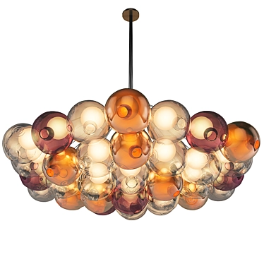 Bocci Glass Cluster Chandelier 3D model image 1 