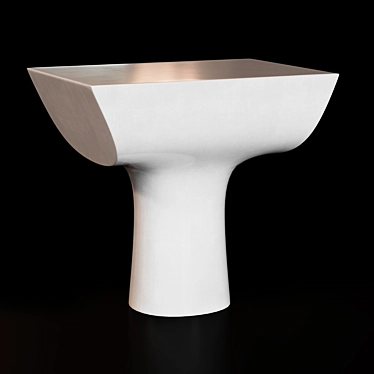 Inca Ceramic Side Table by Christian Liaigre 3D model image 1 